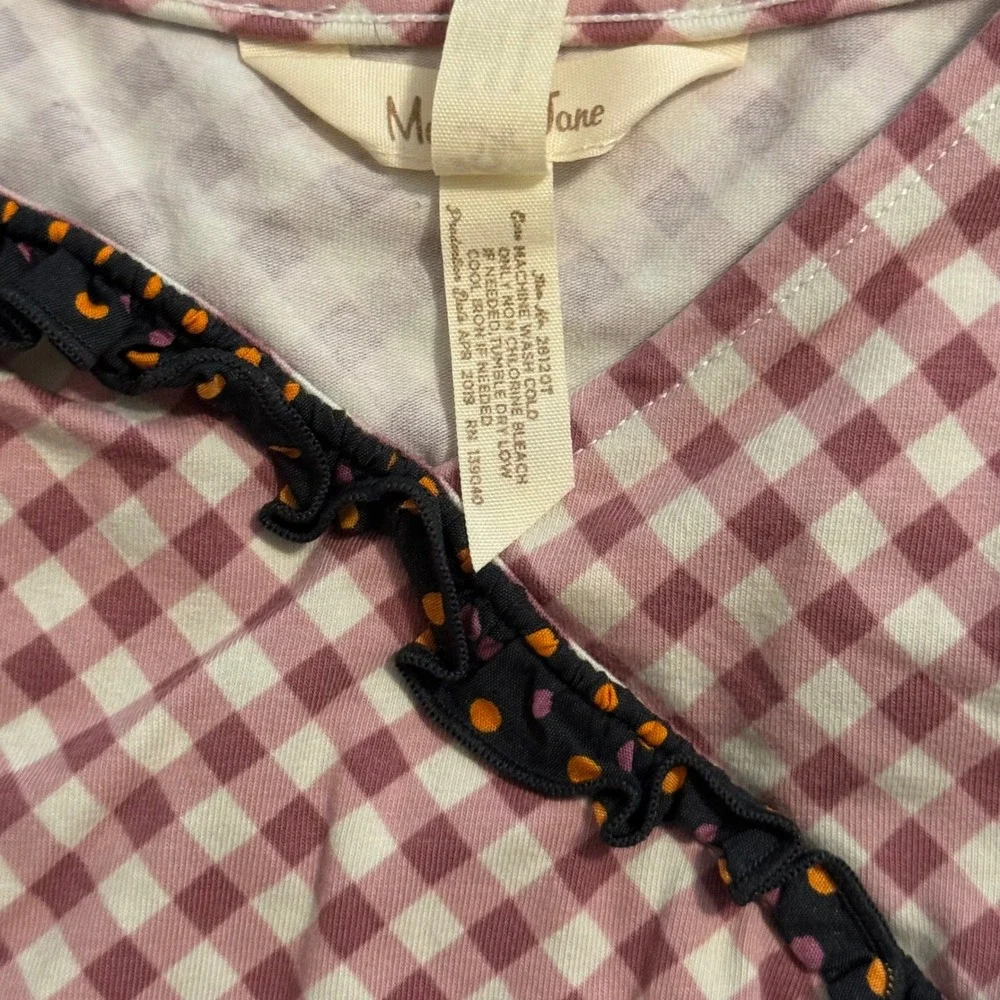 Matilda Jane Girls All Hallows Eve Halloween Dress Mixed Print Gingham 12/18